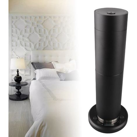 Diffusore di aromi cilindrico nero da 120 ml, sistema di diffusione a nebulizzazione con diffusione rapida, materiale in lega di alluminio, per casa, spa, ufficio, spina australiana. (1/4)