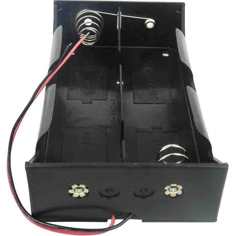 Porte-pile 4 x RS PRO D, raccordement Fils ( Prix pour 1 ) (1/2)
