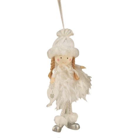 Décoration de sapin de Noël, pendentif petit ange, adorable poupée pour bureau ou fenêtre (1/5)