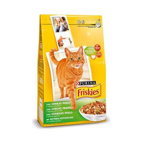 crocchette per gatto adulto "vitality" con coniglio, pollo e verdure, 4kg - purina