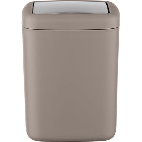 Poubelle pour salle de bain BARCELONA, marron, (1/4)