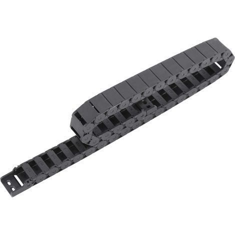 Porte-fil 1 mètre/3.28ft Chaîne de traînée Flexible 15mm x 30mm Porte-câble en nylon renforcé pour machines électriques (1/5)