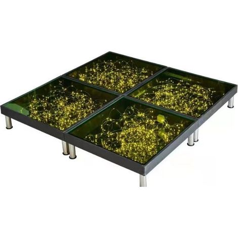 Silani Pedana Lumiosa Calpestabile con MicroLed 60 x 60 x 18 Cm Luce Calda