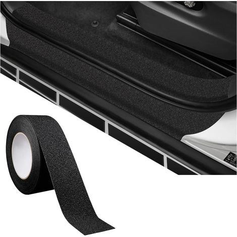 Bande Protection De Seuil De Porte, Universel Autocollant PEVA Protecteur Pare-Chocs, Anti-Rayures Autocollant Seuil Porte Voiture Film Protection Voiture pour Autos SUVs PKWs(Noir)