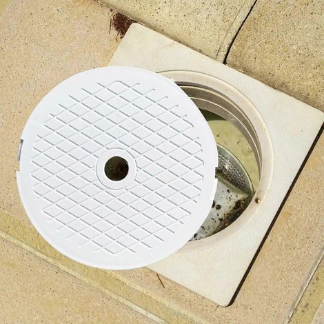 Couvercle d'écumoire de piscine, facile à installer, couvercle de remplacement rond, 768 pouces de diamètre, convient aux piscines hors sol SPX1096. (1/5)