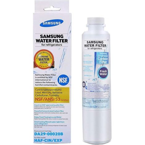 1 filtre à eau pour réfrigérateur Filtre à eau DA29-00020B pour réfrigérateur - Compatible avec Samsung DA29-00020B, DA29-00020A, HAF-CIN/EXP, NSF 42&53&401 (1/5)