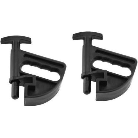 2 pièces Ultra mince métal serrure magnétique serrure adhésive aimant collant fort aimant serrure porte coulissante tiroir fenêtre armoire porte d'aspiration (1/5)