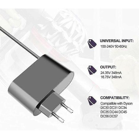 Chargeur compatible avec la batterie universelle 30,45 V des aspirateurs Dyson V10, V11, V12 et V15 (1/3)
