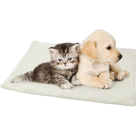 Couverture auto-chauffante pour chat et chien, tapis chaud douillet matelas moelleux pour animaux
