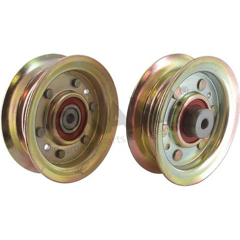 Polea de ranura plana ajustable para John Deere para series X, Lt, 737, 757, 777, 797. Reemplaza original Am124346.