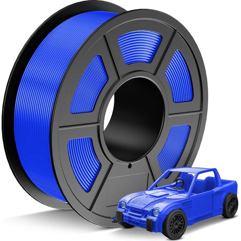 1,75 mm blaues 1,1 kg PLA-Filament, hochfestes PLA-3D-Druckerfilament, Maßgenauigkeit +/- 0,02 mm, 1,1 kg (2,4 lb) Spule, geeignet für die meisten FDM-3D-Drucker