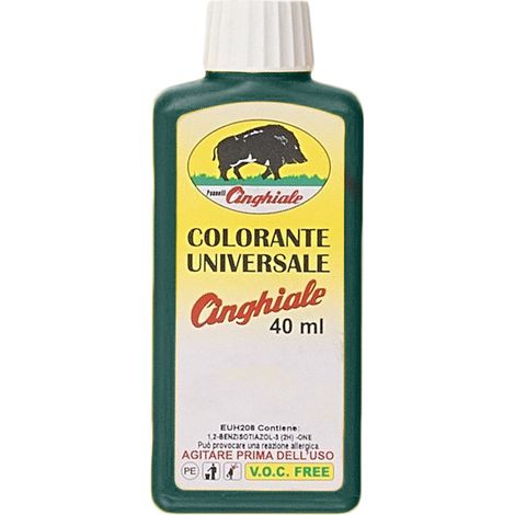 CINGHIALE - COLORANTE UNIVERSALE 40ML VERDE PRATO (1/2)
