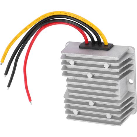 Module étanche CC-CC 24V à 13,8V 15A, alliage d'aluminium + silicone. (1/5)