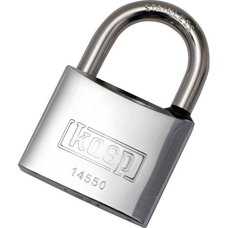 Candado Kasp K14550A1 acero inoxidable 50 mm robusto