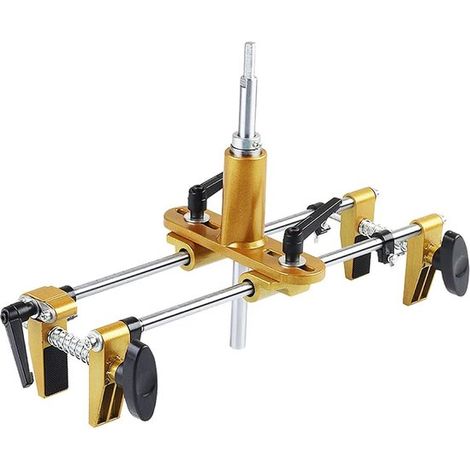 Kit de ganzúas para cerraduras de puertas, para instalación de cerraduras de puertas, kit de ganzúas para cerraduras de puertas de madera, kit de instalación de cerraduras de puertas, plantilla para g (1/4)