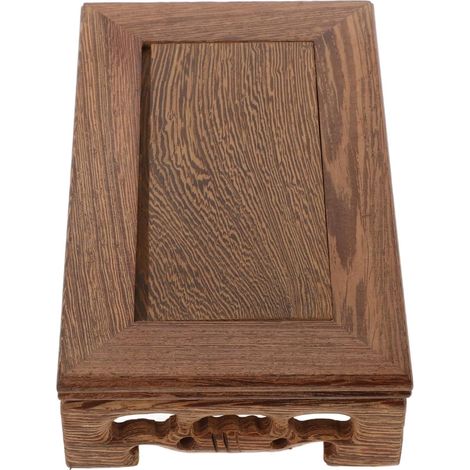 Base Carrée en Matériau Synthétique pour Pot de Fleurs, Socle Léger et Élégant pour Décoration Intérieure et Exposition Artisanale Plusieurs styles (1/5)