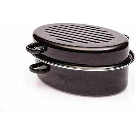 Baumalu Bräter Schwarz 42 cm 11,2 L (1/2)
