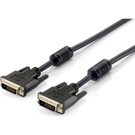 cavo dvi equip dual link maschio - maschio 3m con ferriti (dvi-d) 118933 (1/2)