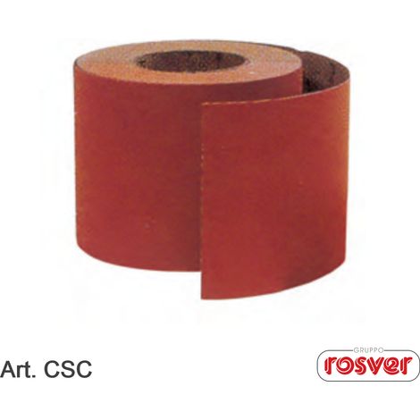 Rotolo Carta Spaziata al corindone - Rosver - CSC H.115x50Y Gr.40 - Conf.1pz