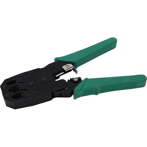 5-in-1 Profi-Netzwerkwerkzeugset: Tragbares Ethernet-Crimpwerkzeug für Cat5-, Cat5e- und Cat6-Kabel mit Tester (1/5)