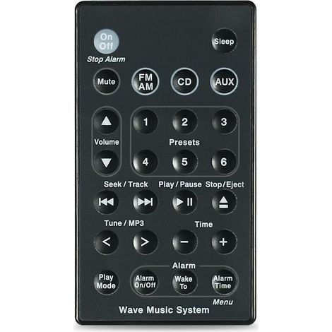 Ersatzfernbedienung für Bose Wave Musiksystem Awr1b1 Awr1b2 Awrcc1 Awrcc2 Awrcc3 Awrcc4 Awrcc5 Awrcc6 Awrcc7 Awrcc8 (1/5)