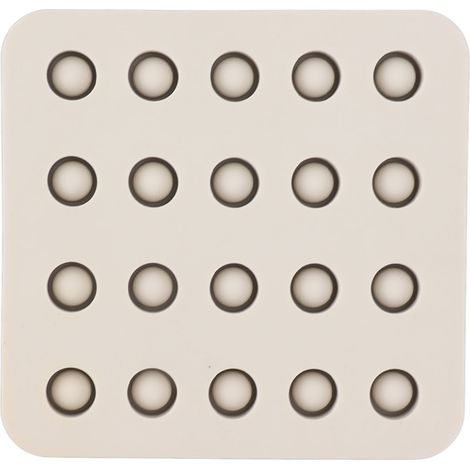 Moule silicone pour cupules de greffage de reines — Moule pour fabrication de cupules en cire d'abeilles (4 rangées, 96x92x14mm) — Accessoire essentiel pour apiculture — 1 moule inclus