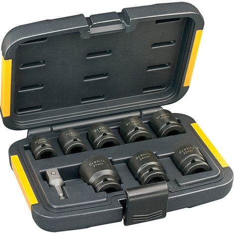 DeWalt DT7507 Impact Socket Set, 9 Piece DEWDT7507QZ