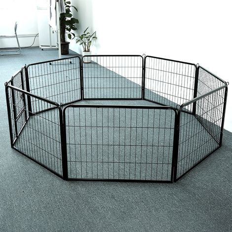 8 TLG Welpenauslauf Freigehege Tierlaufstall Welpenzaun Laufgitter 60cm Hunde (1/5)