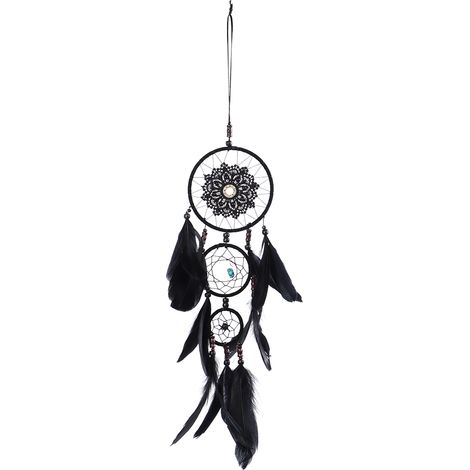 Attrape-rêves rétro à plumes, décoration murale pour la maison et les fêtes de mariage (1/5)
