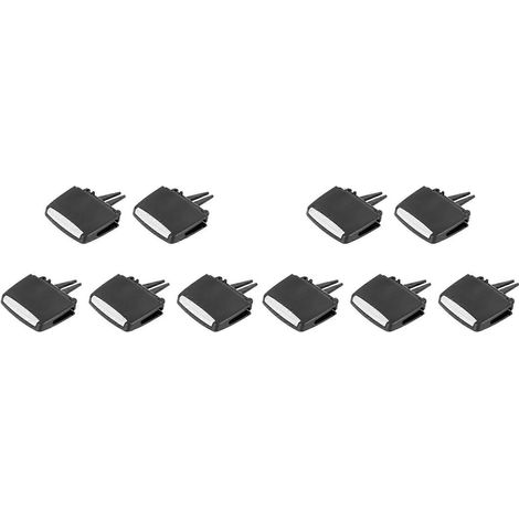 Lot de 10 clips de fixation pour grille d'aération arrière BMW X5/X6, compatibles avec BMW X5 E70 (2006-2012) et X6 E71 (2008-2013).