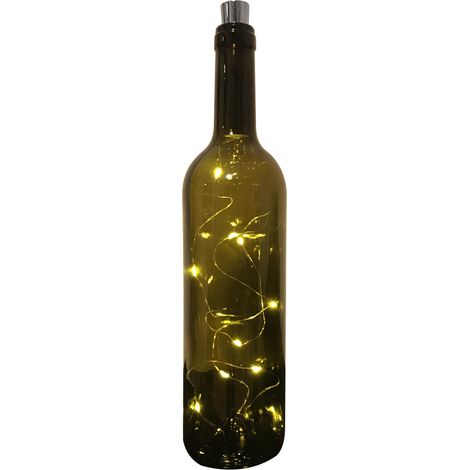 Hilo Luminoso 10 Leds para Botella Tapón Metal