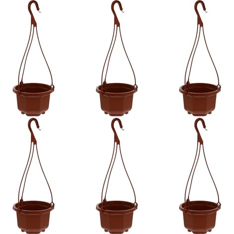 Jardinières suspendues octogonales Kichvoe pour balcon et jardin, base (1/5)