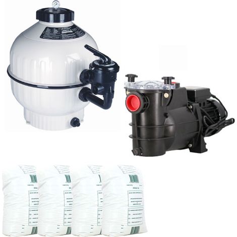 Pack filtration piscine 7x3 m – Pompe Mini 50 M 9,5 m³/h – Filtre à sable Pro série HI – Étanchéité IP 55 – Pression max 2 bar – Centrocom (1/4)