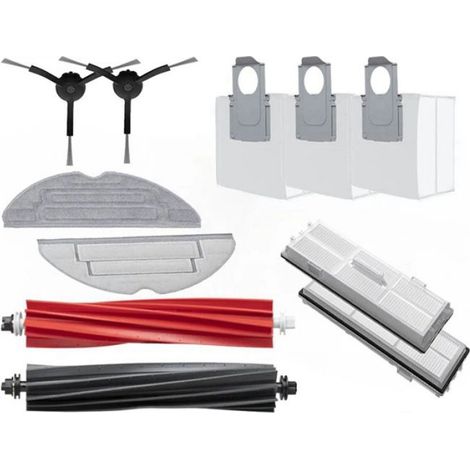 Pour Roborock S8 Pro Ultra Accessoires Brosse Principale Filtre Vadrouille Sac à PoussièRe Brosse LatéRale des PièCes D'Aspirateur (1/4)