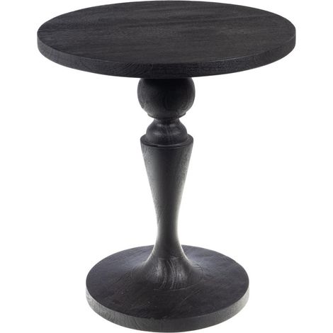 Amadeus - Bout de canapé rond en manguier H52 cm Jean (1/3)