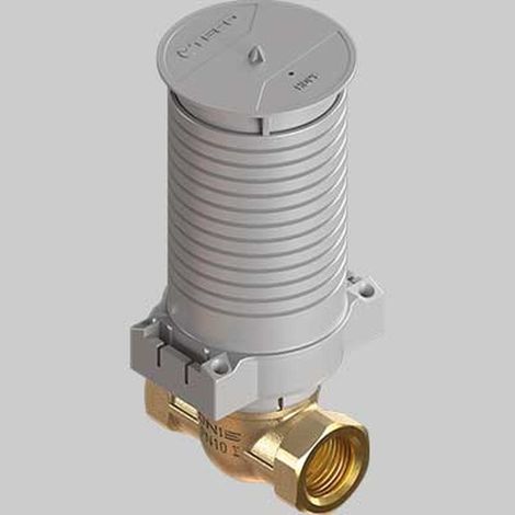 "RUBINETTO DI INTERCETTAZIONE DA INCASSO FILO MURO ULTRA VERSIONE DIRITTA TECO - DN 20 - 3/4"" Filet."