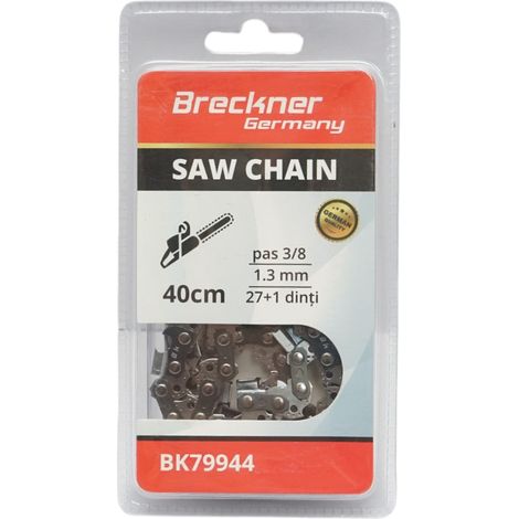 Catena per motosega passo 3/8, 27+1 denti, 1,3 mm, lunghezza 40 cm Breckner Germany (1/4)