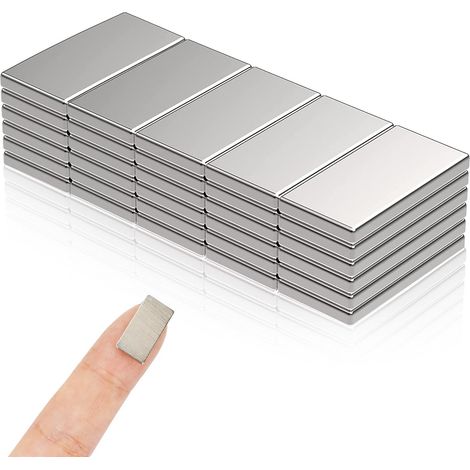 Lot de 30 aimants Plats puissants (1/5)