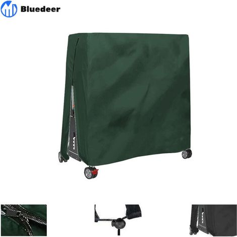 Housse de table de ping-pong extérieure imperméable et anti-poussière Housse de table de ping-pong 165x70x185cm Vert