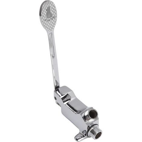 Robinet à commande par pédale pour évier de cuisine en acier inoxydable, robinet d'évier vertical avec interrupteur pour lavabo.