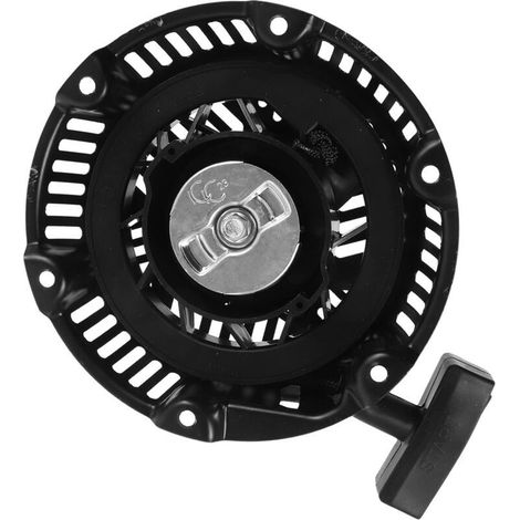Démarreur à Tirette pour Générateur et Moteur à Essence Accessoire pour Pompe à Eau et Machine à Truelle Robuste Compact et Léger Remplacement Démarreur à Rappel Automatique (1/5)
