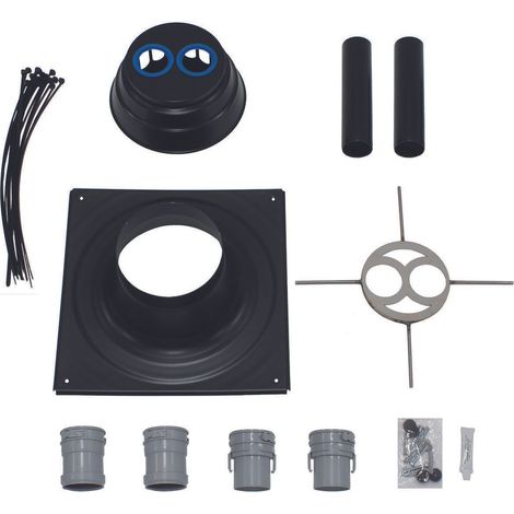 Vaillant Set 1 elemento básico para tubo flexible de escape DN 60, PP, 0020106046