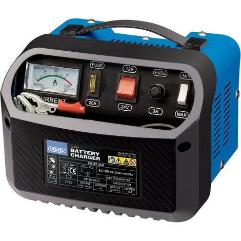 Draper 52965 - 12/24V Battery Charger, 10 - 14A (1/2)