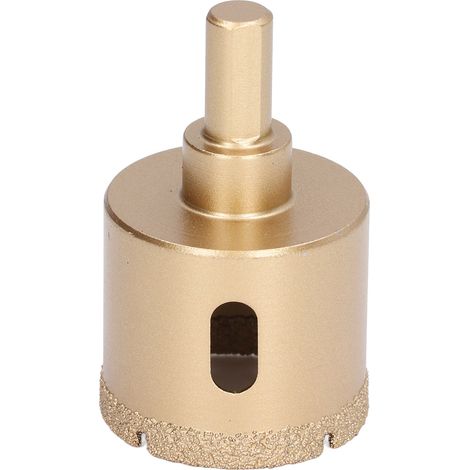 Foret diamanté brasé pour carottage, scie cloche, fraise creuse pour verre, carrelage, granit, marbre, porcelaine, 40 mm