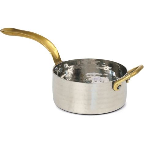 Mini Casserole Ronde Poignée Dorée - Pujadas