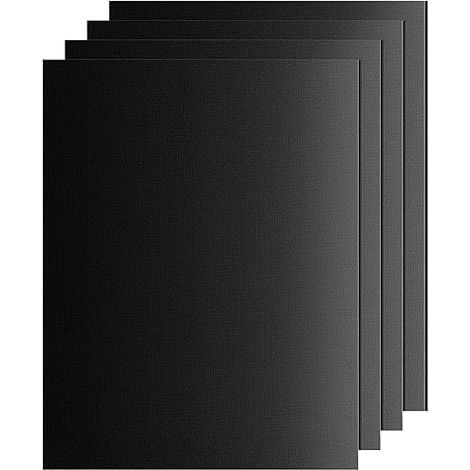 Tapis de cuisson pour barbecue lot de 4 – 40 x 50 cm – Revêtement en téflon antiadhésif sans PFOA – Résistant jusqu’à 260 °C (1/5)