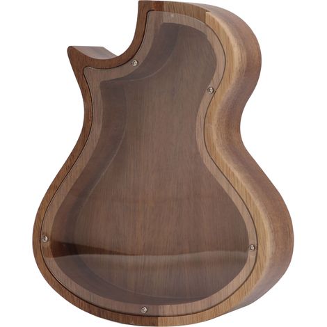 Tirelire en Forme de Guitare Transparente pour Économies, Décoration de Table et Chambre (1/5)