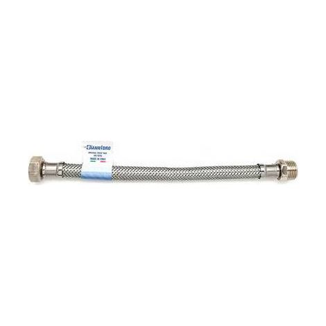 10 x TUYAU FLEXIBLE EN INOX MODÈLE NORMAL 20 CM Dimensions : MF 1/2 x 1/2