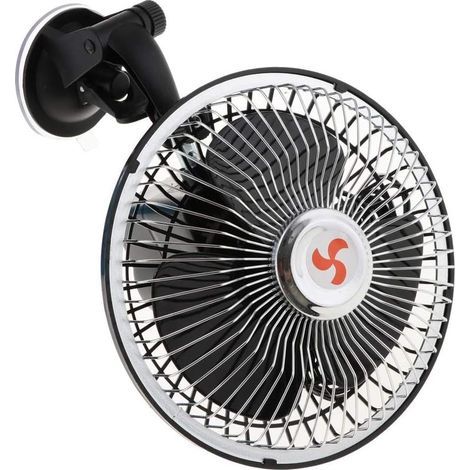 Ventilateur électrique avec ventouse pour pare-brise de voiture (1/5)