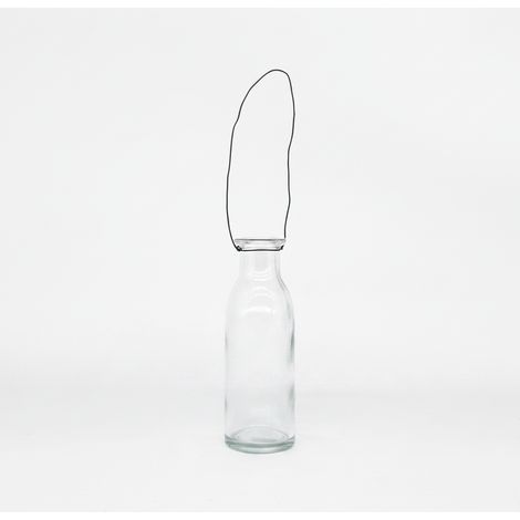 Arpimex AR-Bottiglina Vetro Filo Metallico H13,1cm D4cm (1/3)